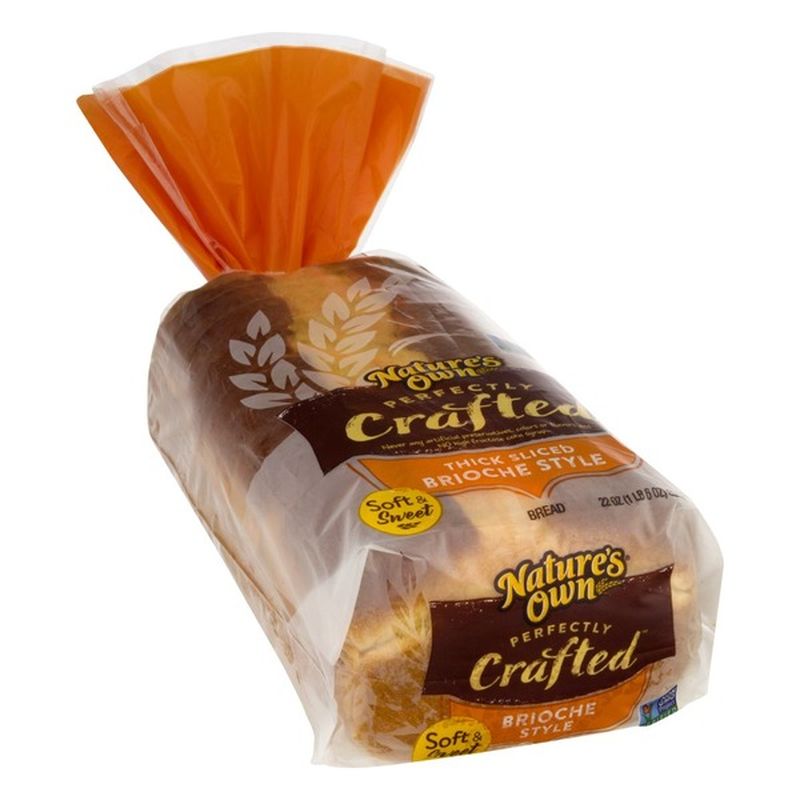 Nature s Own Perfectly Crafted Thick Sliced Brioche Style Bread