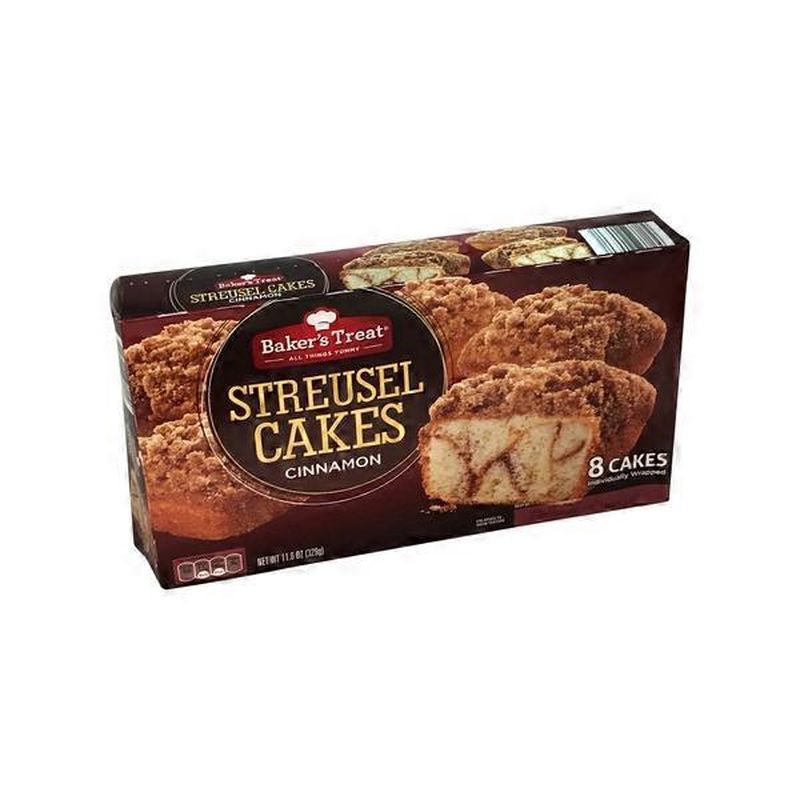 Baker's Treat Cinnamon Streusel Cakes (11.6 oz) Instacart
