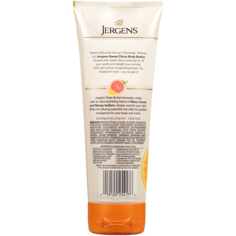 Jergens Body Butter Collection Sweet Citrus Body Butter (7 fl oz