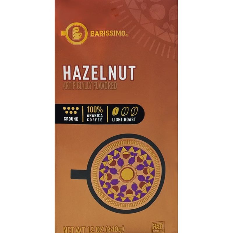 Barissimo Hazelnut Ground Coffee (12 oz) from ALDI Instacart