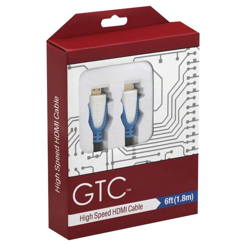 GTC High Speed HDMI 6ft Cable