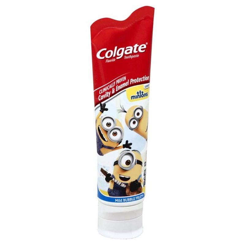 Colgate Toothpaste, Fluoride, Mild Bubble Fruit (4.6 oz) from ACME