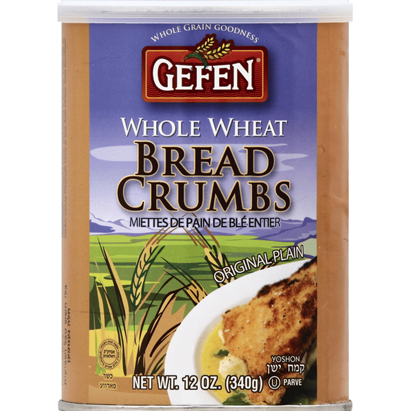 Gefen Bread Crumbs, Whole Wheat, Original Plain (12 oz) Instacart