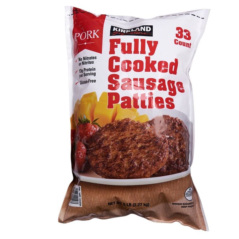 Kirkland Signature Pork Sausage Patties (5 lb) from Costco Instacart