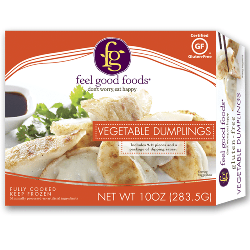 Feel Good Foods Potstickers, Vegetable (10 oz) from Rainbow Grocery