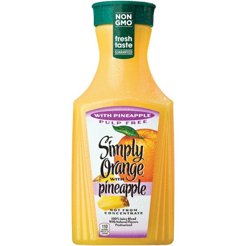 Simply Beverages Simply Orange with Pineapple Juice (59 fl oz) - Instacart