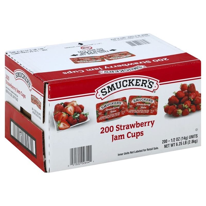 Smucker's Jam Cups, Strawberry (200 each) Instacart