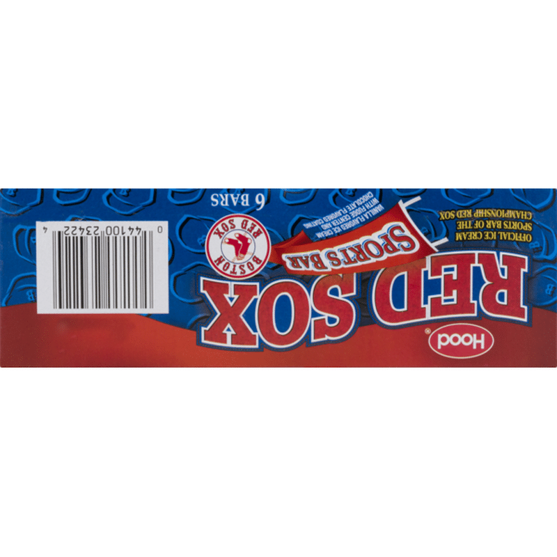 Hood Red Sox Sports Bar Chocolate Covered Ice Cream (4 fl oz) Instacart