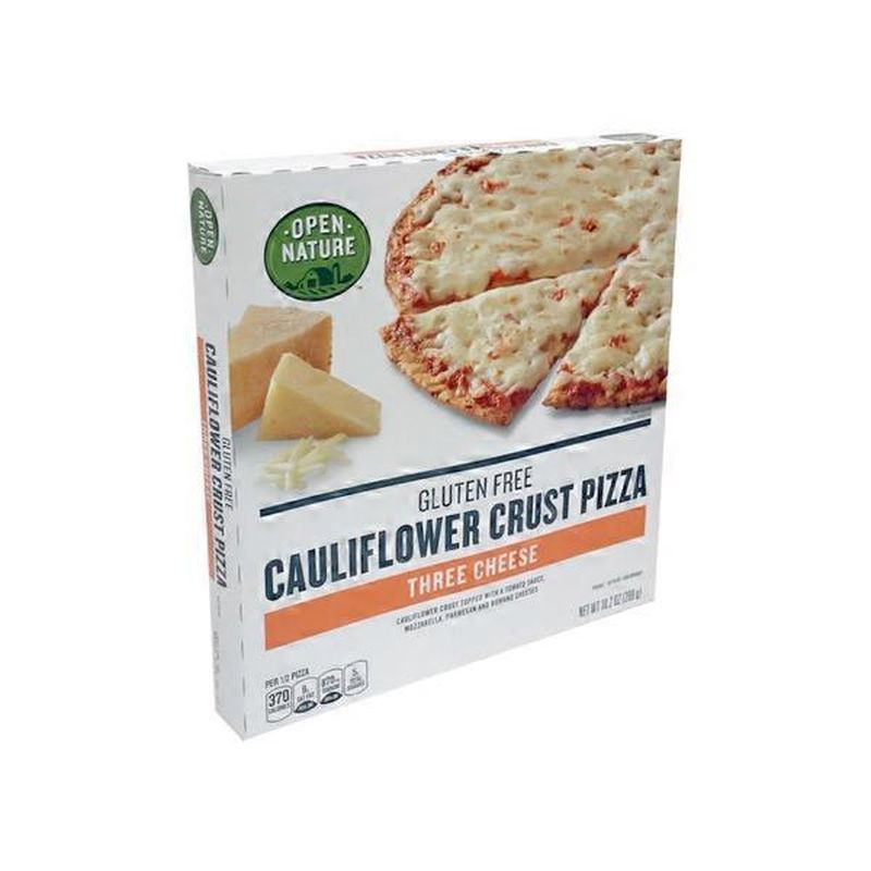 Open Nature Gluten Free Three Cheese Cauliflower Crust Pizza (10.2 oz