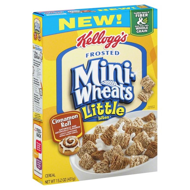 Frosted Miniwheats Kellogg's Frosted Mini Wheats Cinnamon Roll Little