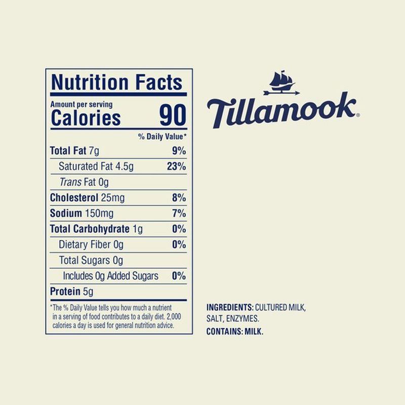 Tillamook Sharp White Cheddar Cheese Snack Portions (7.5 oz) Delivery