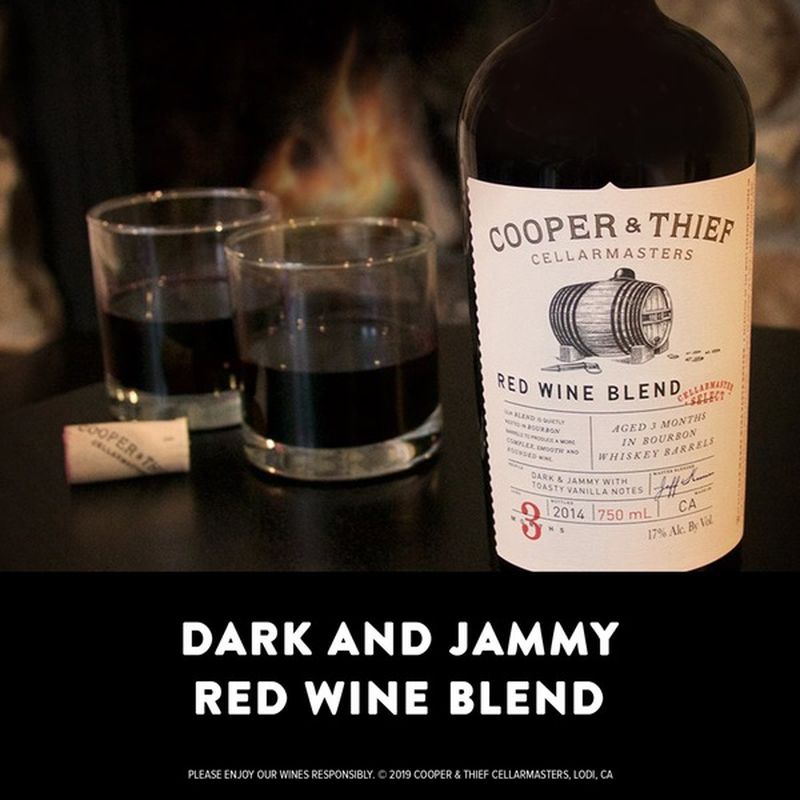 cooper and thief bourbon barrel aged red blend details