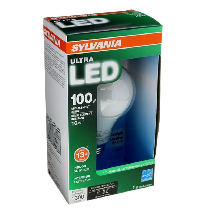 SYLVANIA A21 LED 100 Watt Ultra Dimmable Daylight Bulb