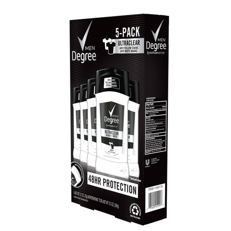 Degree Antiperspirant Deodorant Stick Black+white (2.7 oz) from Costco