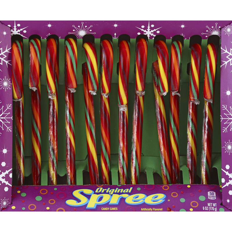 Spree Candy Canes, Original (6 Oz) - Instacart