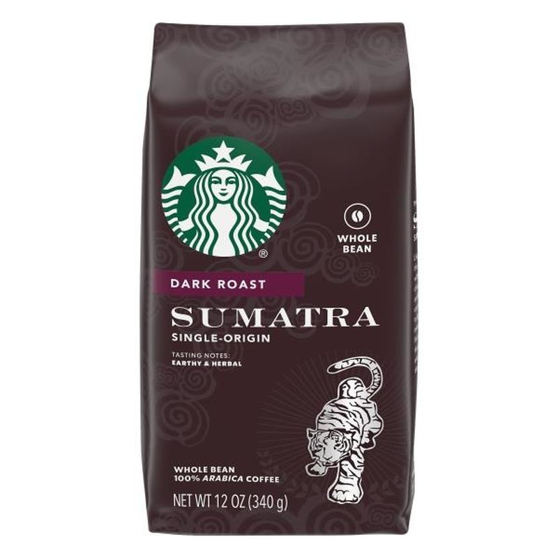  Starbucks  Sumatra  Single Origin Whole Bean Coffee 12 oz 