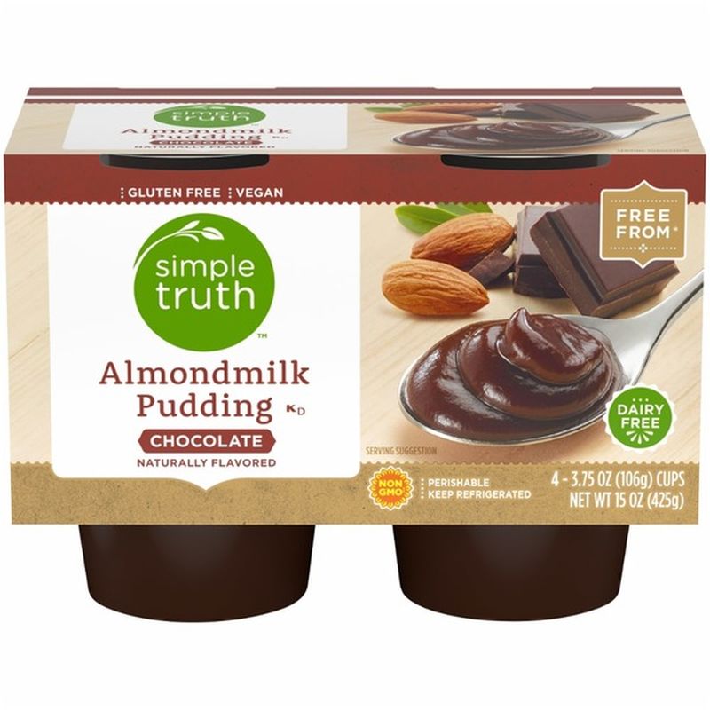 Simple Truth Chocolate Almondmilk Pudding (4 ct) from Kroger Instacart
