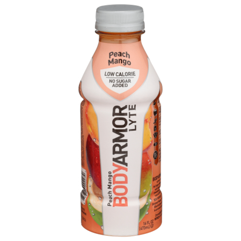 BodyArmor Sports Drink, Low Calorie, Peach Mango (16 oz) from Sprouts