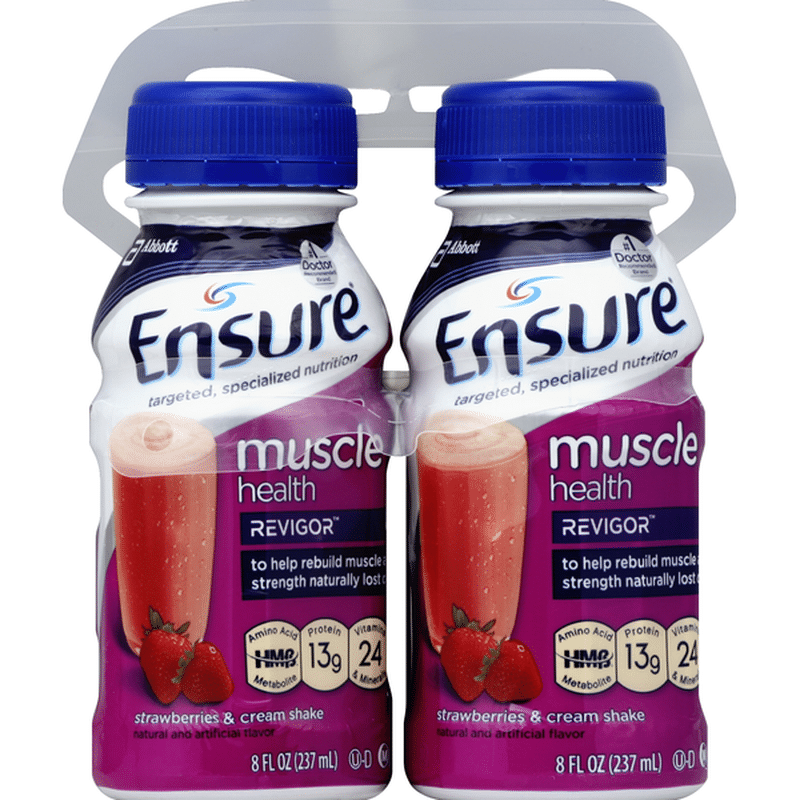 Ensure Nutritional Shake, Strawberries & Cream (4 each) Instacart