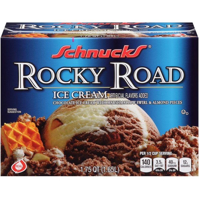 Schnucks Rocky Road Ice Cream (1.75 qt) Instacart