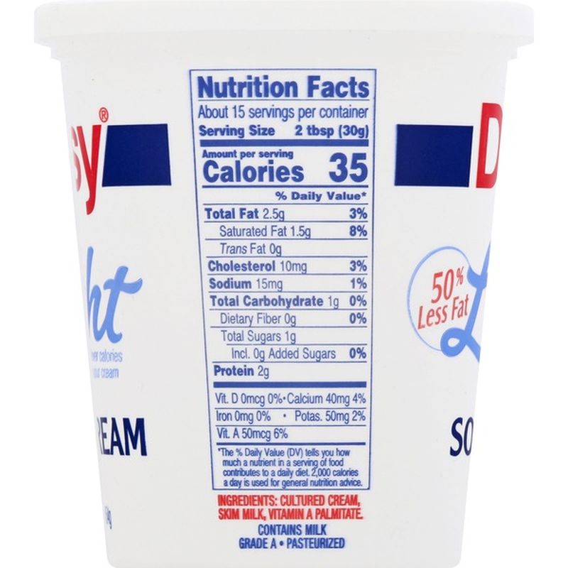 Daisy Sour Cream, Light (16 oz) from ShopRite Instacart