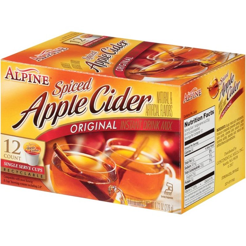 Alpine Original Spiced Apple Cider Instant Drink Mix 0 81 Oz Instacart