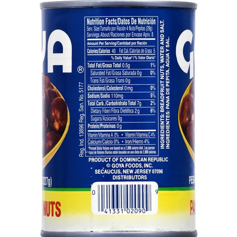 Goya Breadfruit Nuts (Pana De Pepita) (8 oz) Instacart
