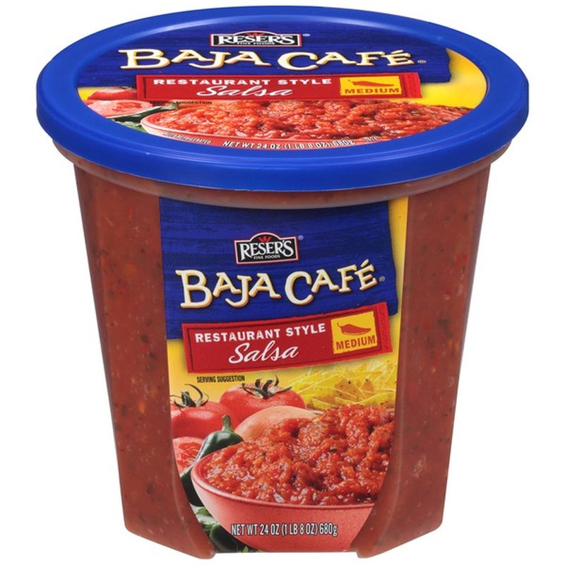 Baja Cafe Medium Restaurant Style Salsa (24 oz) Instacart
