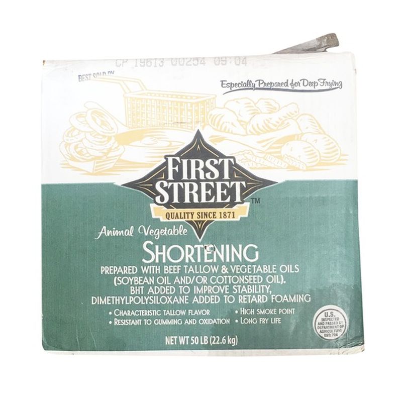 First Street Animal Vegetable Shortening (50 lb) Instacart