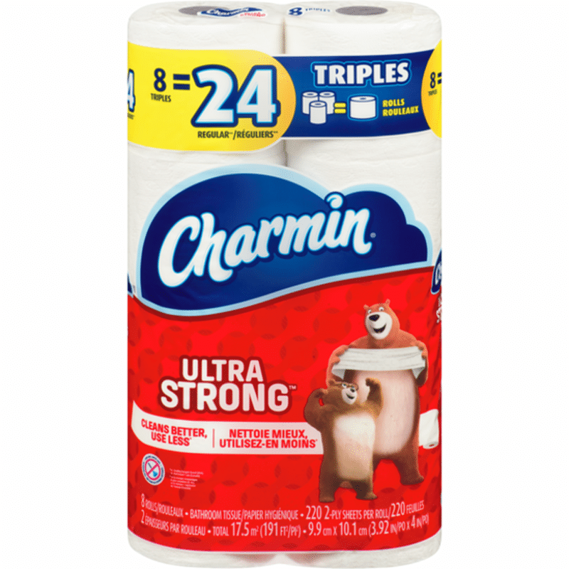 Charmin 2 Ply Ultra Strong Bathroom Tissue Roll