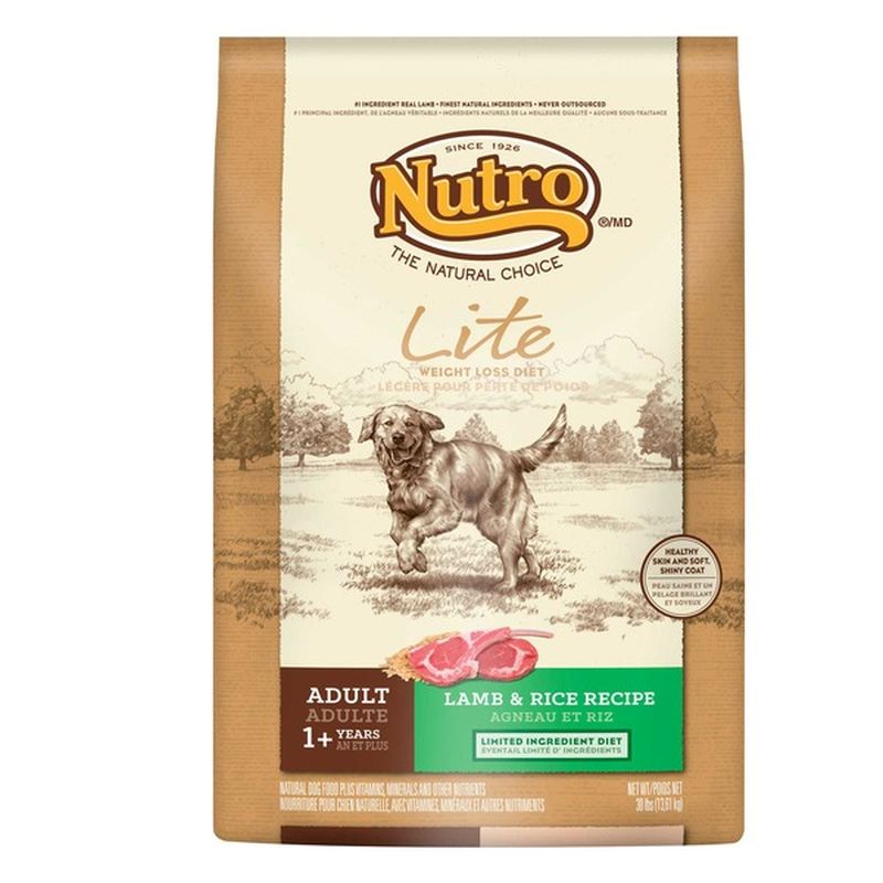 nutro lamb and rice healthy weight