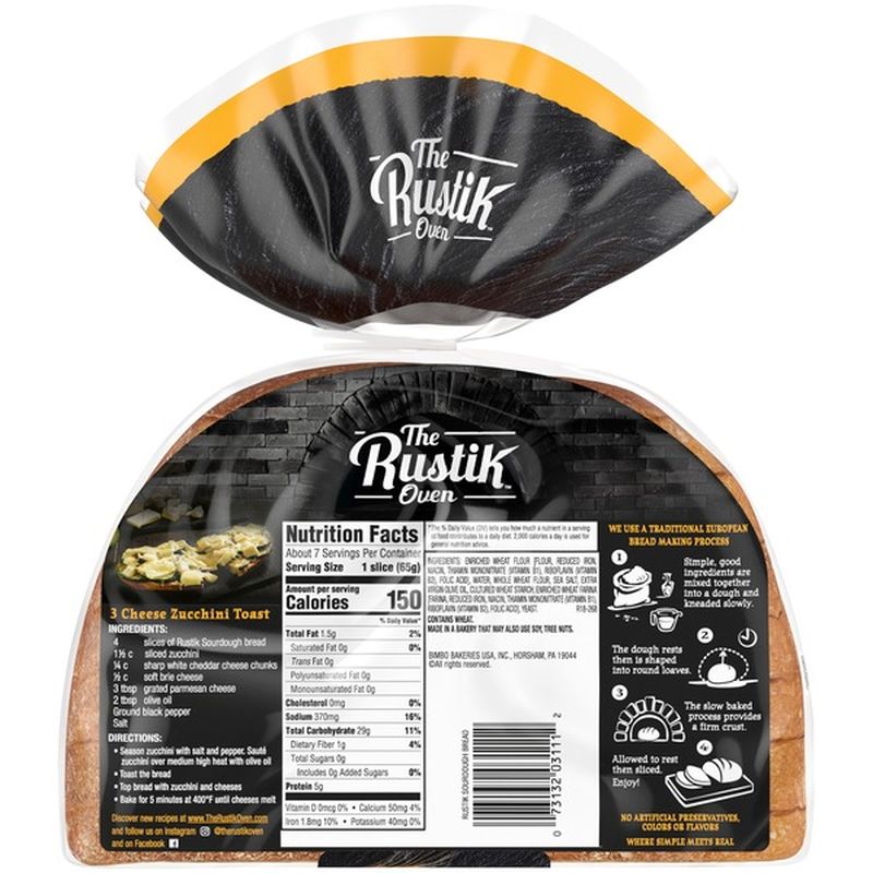 The Rustik Oven Sourdough Bread (16 oz) from Safeway Instacart
