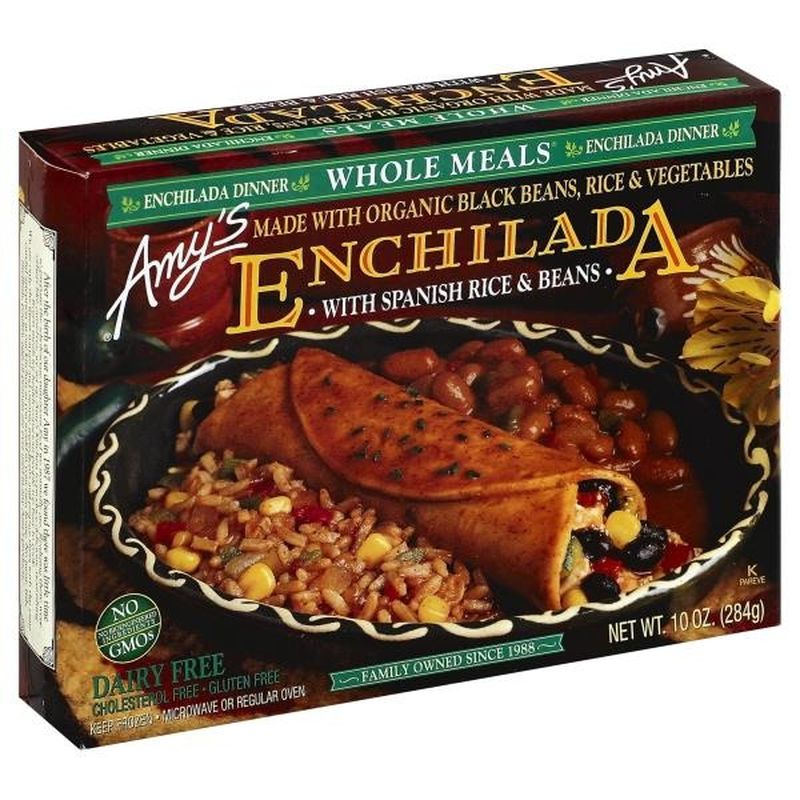 Amy's Enchilada with Spanish Rice & Beans Meal (10 oz) from Publix