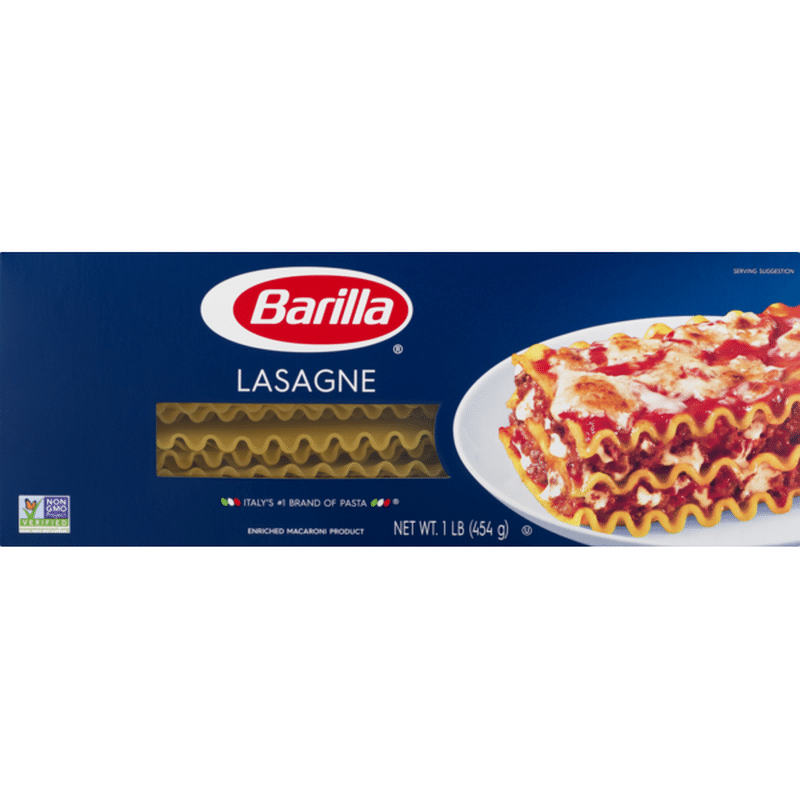 Barilla Classic Blue Box Oven Pasta Wavy Lasagne Oz From Stater Bros Instacart