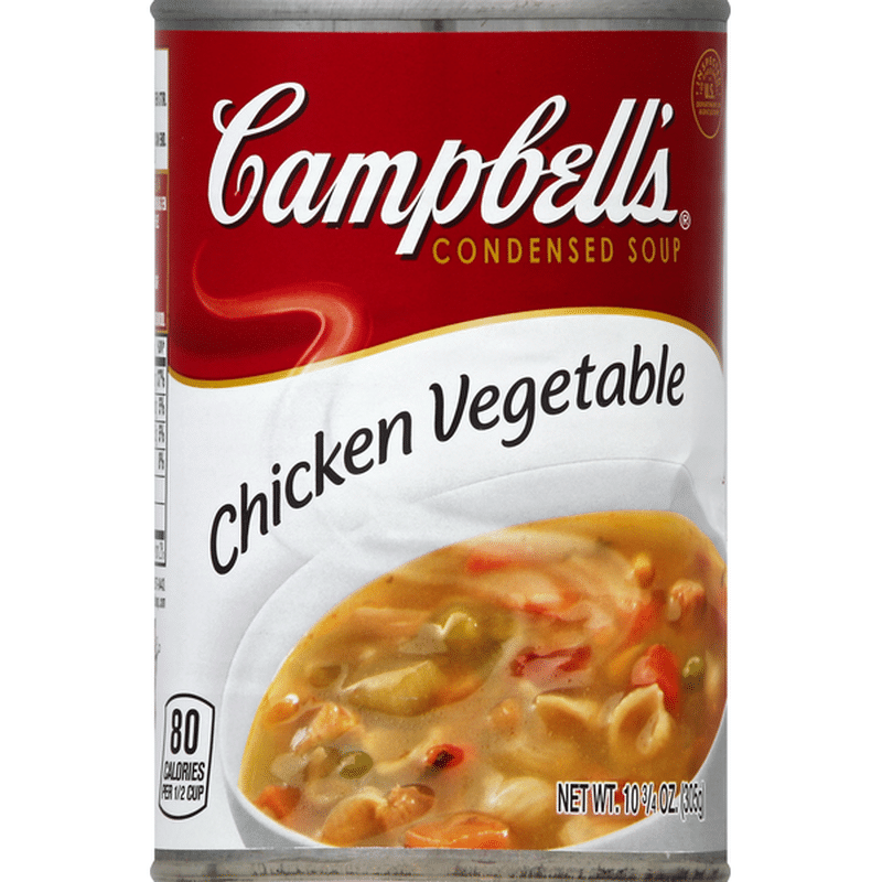 Campbell's Soup, Condensed, Chicken Vegetable (10.75 Oz) - Instacart