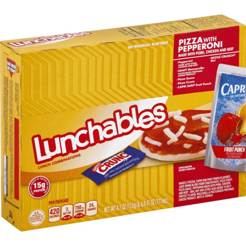 Lunchables Pepperoni Pizza Convenience Meal (10.7 oz) from Festival ...