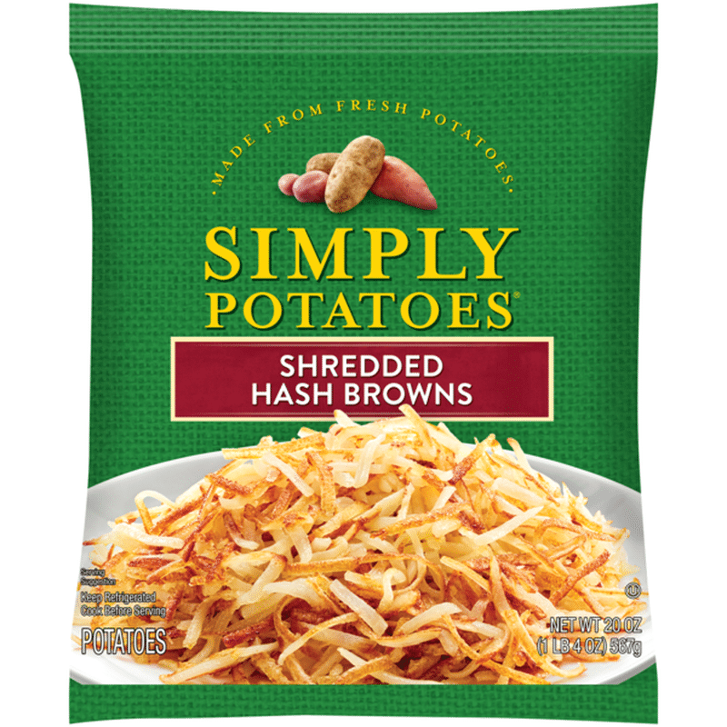 Simply Potatoes Hash Browns, Shredded (20 oz) from Meijer Instacart