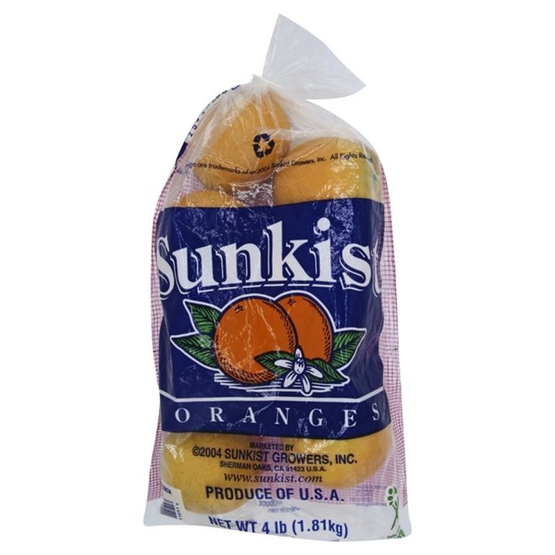 Sunkist Oranges (4 lb bag) Instacart