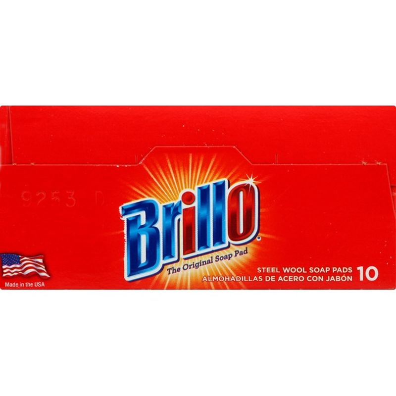Brillo Soap Pads, Steel Wool (10 each) from Publix Instacart