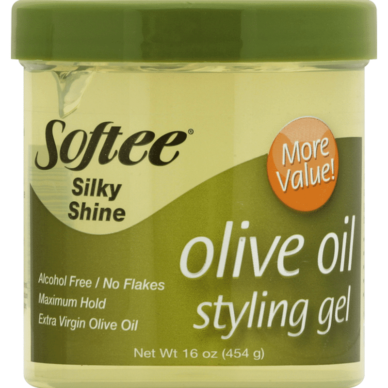 Softee Styling Gel, Olive Oil, Silky Shine (16 oz) Instacart