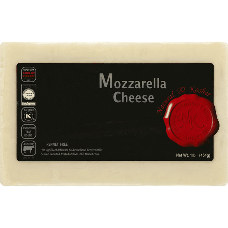 Natural & Kosher Cheese Mozzarella Cheese Chunks (1 lb) Instacart