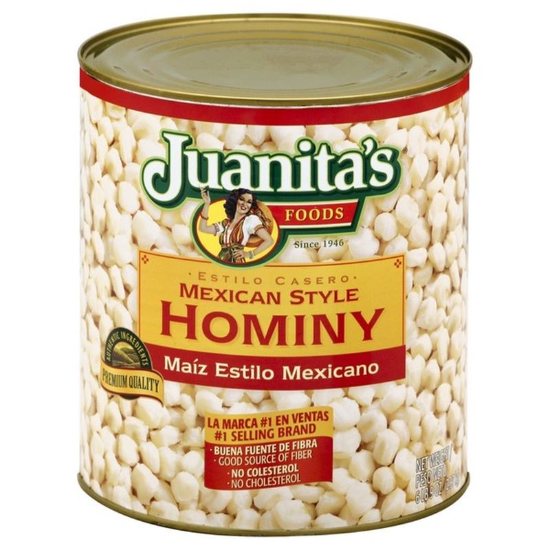 Juanita&amp;#39;s Foods Hominy, Mexican Style (110 oz) - Instacart