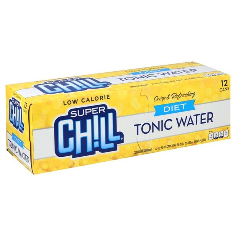 Super Chill Tonic Water, Diet (12 fl oz) Instacart