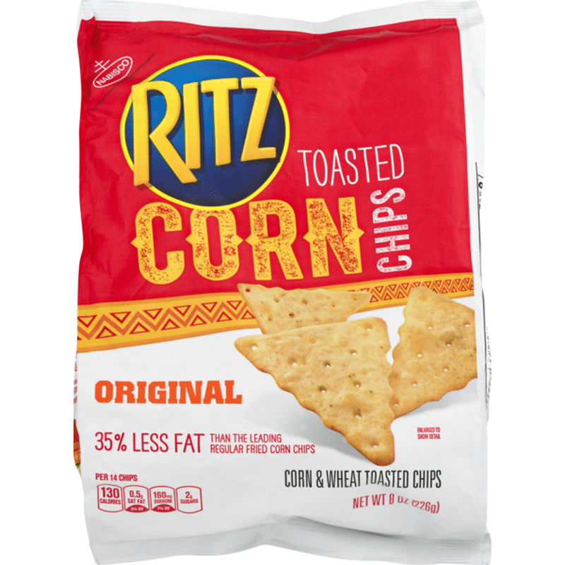 Ritz Corn Chips, Toasted, Original (8 oz) Instacart