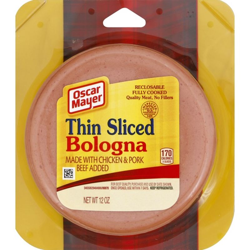 Oscar Mayer Thin Sliced Bologna (12 oz) from Schnucks - Instacart