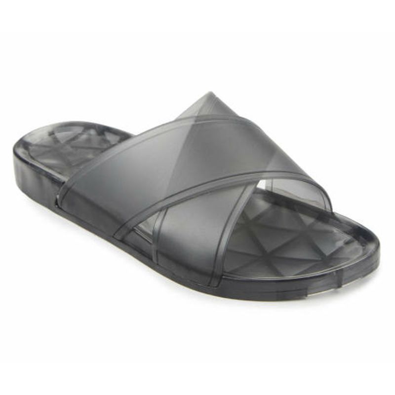 Big Lots Women's Jelly Sandals - Black - XX Large (XXL (extra extra large)) - Instacart