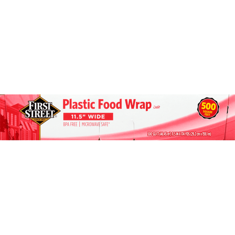 First Street Plastic Food Wrap 11 5 Inch Wide 1 Each Delivery Or Pickup Near Me Instacart