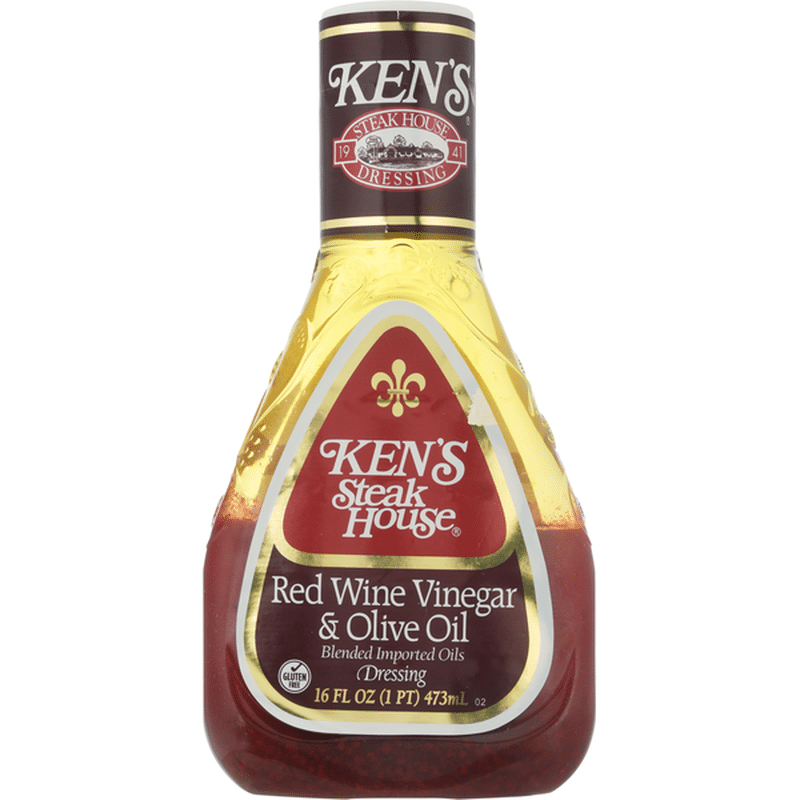 Ken's Steak House Dressing, Red Wine Vinegar & Olive Oil (16 fl oz