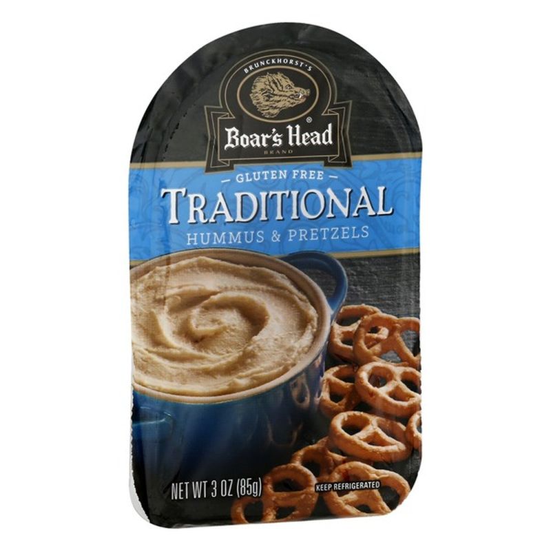 Boar's Head Hummus & Pretzels Traditional (3 oz) Instacart