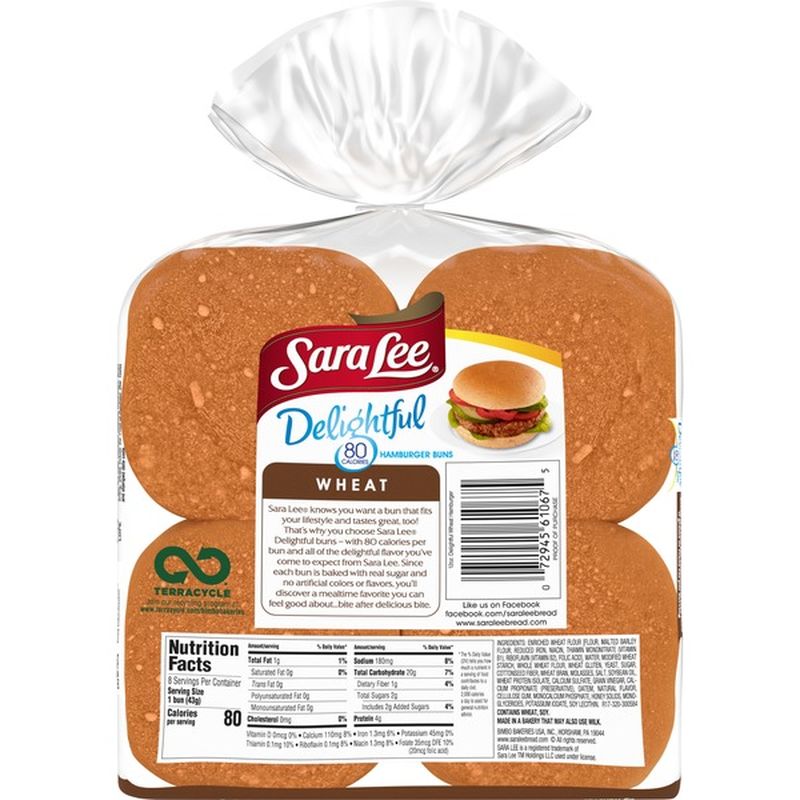 Sara Lee Delightful White Hamburger Buns (12 oz) Instacart
